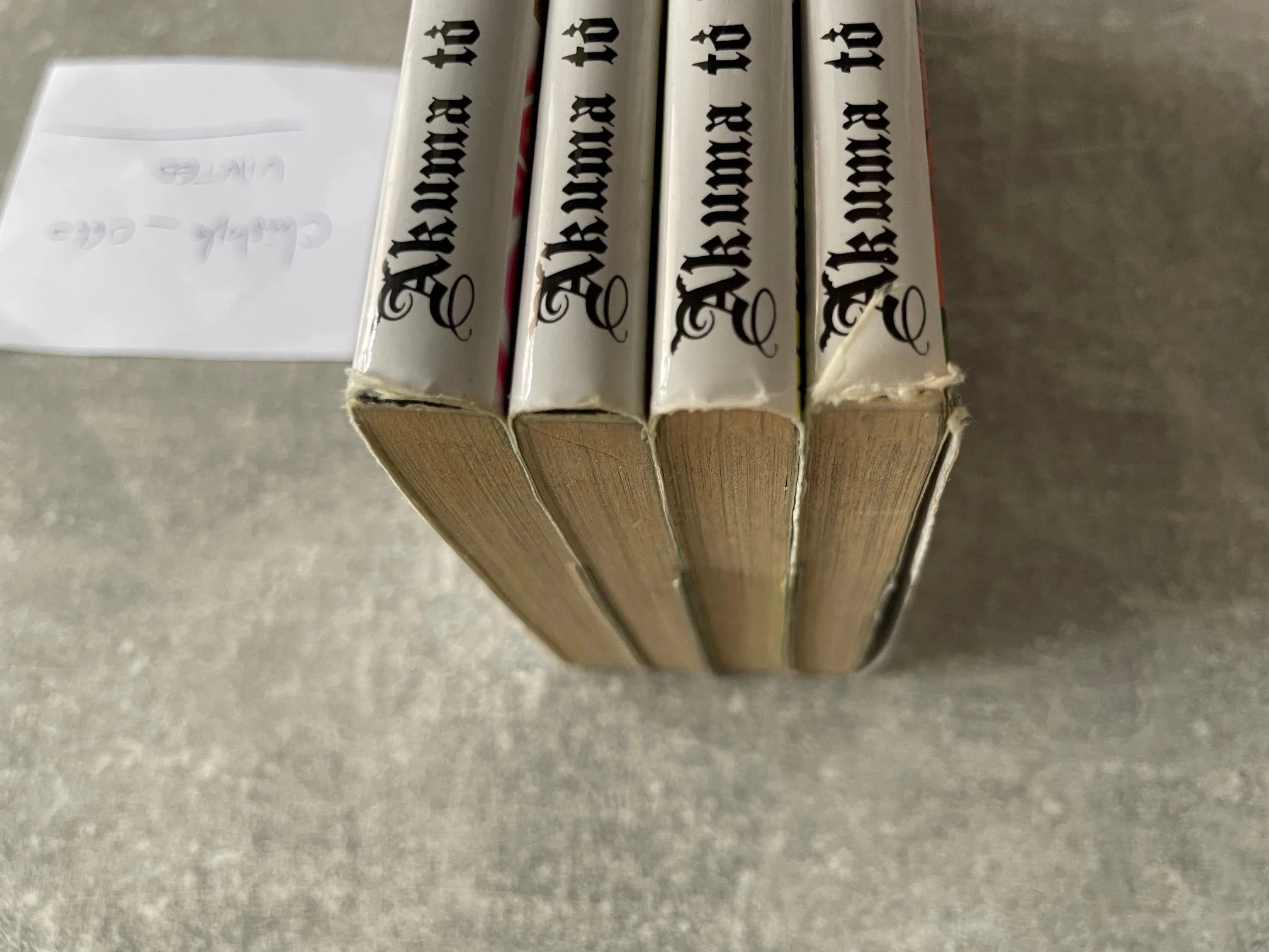 Lot van 4 Akuma to love song manga's delen 1 t/m 4 in het Frans. – photo 3